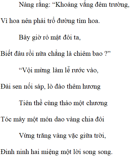 Thề nguyền - Nội dung Thề nguyền