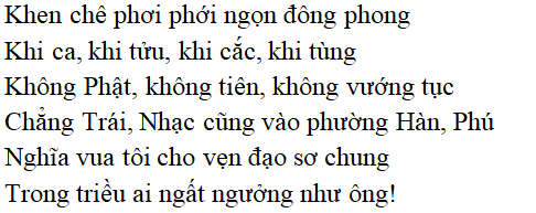 Bài thơ: Bài ca ngất ngưởng (Nguyễn Công Trứ): nội dung, dàn ý phân tích, bố cục, tác giả - Tác giả tác phẩm (mới 2022) | Ngữ văn lớp 11