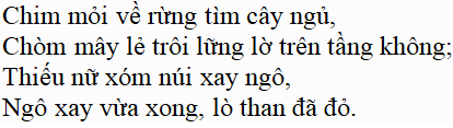 Bài thơ Chiều tối (Hồ Chí Minh) - Tác giả tác phẩm (mới 2022) | Ngữ văn lớp 11