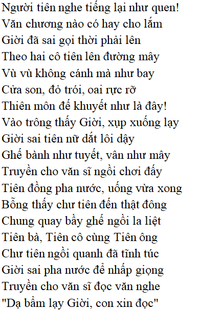 Bài thơ: Hầu trời (Tản Đà) - Tác giả tác phẩm (mới 2022) | Ngữ văn lớp 11