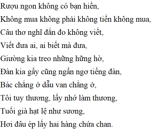 Bài thơ Khóc Dương Khuê - Tác giả tác phẩm (mới 2022) | Ngữ văn lớp 11