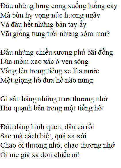 Nhớ đồng (Tác giả Tác phẩm - sách mới)