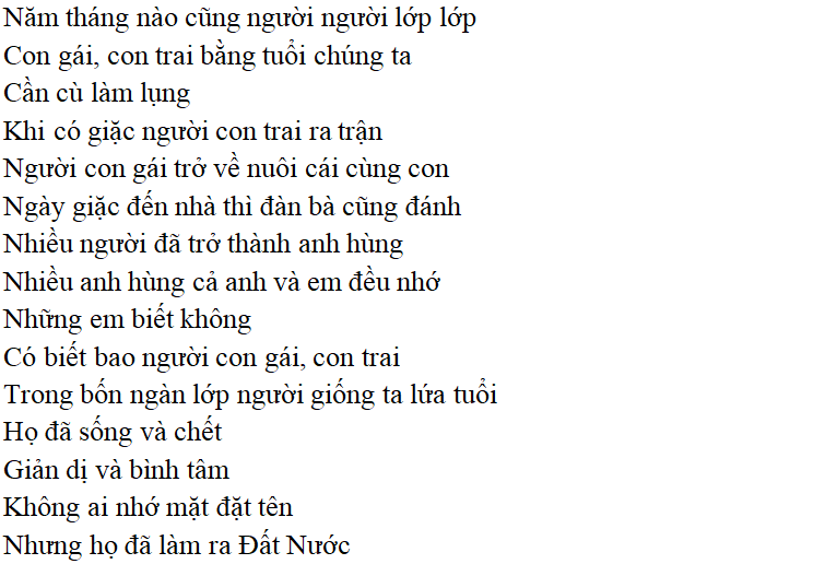 Bài thơ Đất nước (Nguyễn Khoa Điềm) - Tác giả tác phẩm (mới 2023) | Ngữ văn lớp 12