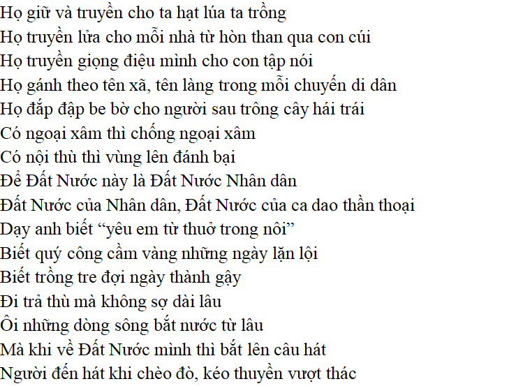 Bài thơ Đất nước (Nguyễn Khoa Điềm) - Tác giả tác phẩm (mới 2023) | Ngữ văn lớp 12