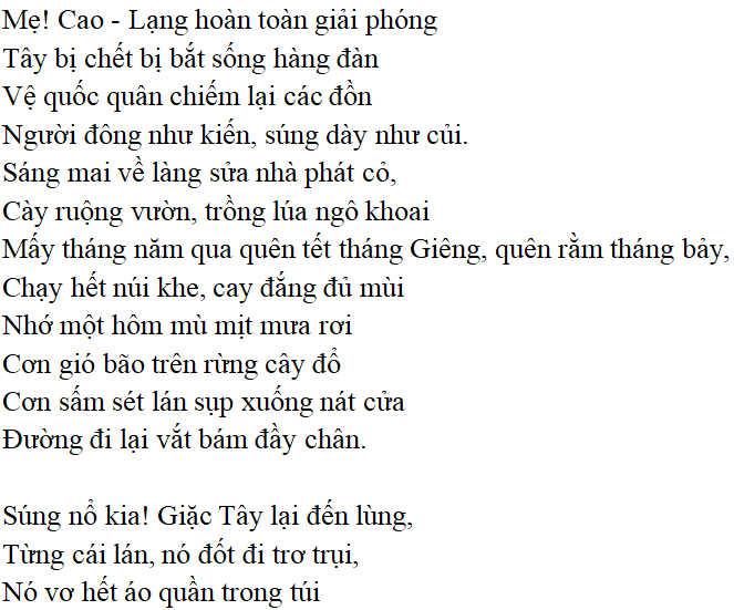 Bài thơ: Dọn về làng (Nông Quốc Chấn): nội dung, dàn ý phân tích, bố cục, tác giả - Tác giả tác phẩm (mới 2023) | Ngữ văn lớp 12