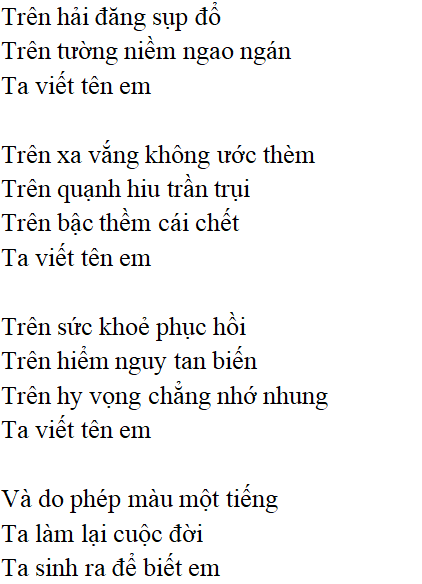 Bài thơ: Tự do (P.Ê-luy-a): nội dung, dàn ý phân tích, bố cục, tác giả - Tác giả tác phẩm (mới 2023) | Ngữ văn lớp 12