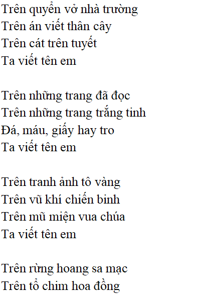 Bài thơ: Tự do (P.Ê-luy-a): nội dung, dàn ý phân tích, bố cục, tác giả - Tác giả tác phẩm (mới 2023) | Ngữ văn lớp 12