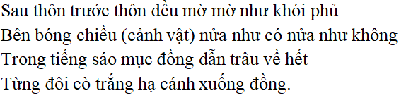 Bài thơ Buổi chiều đứng ở phủ Thiên Trường trông ra - nội dung, dàn ý, giá trị, bố cục, tác giả | Ngữ văn lớp 7