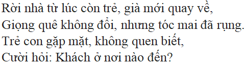 Bài thơ Ngẫu nhiên viết nhân buổi mới về quê - nội dung, dàn ý, giá trị, bố cục, tác giả | Ngữ văn lớp 7