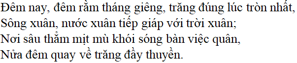 Bài thơ Rằm tháng giêng - nội dung, dàn ý, giá trị, bố cục, tác giả | Ngữ văn lớp 7