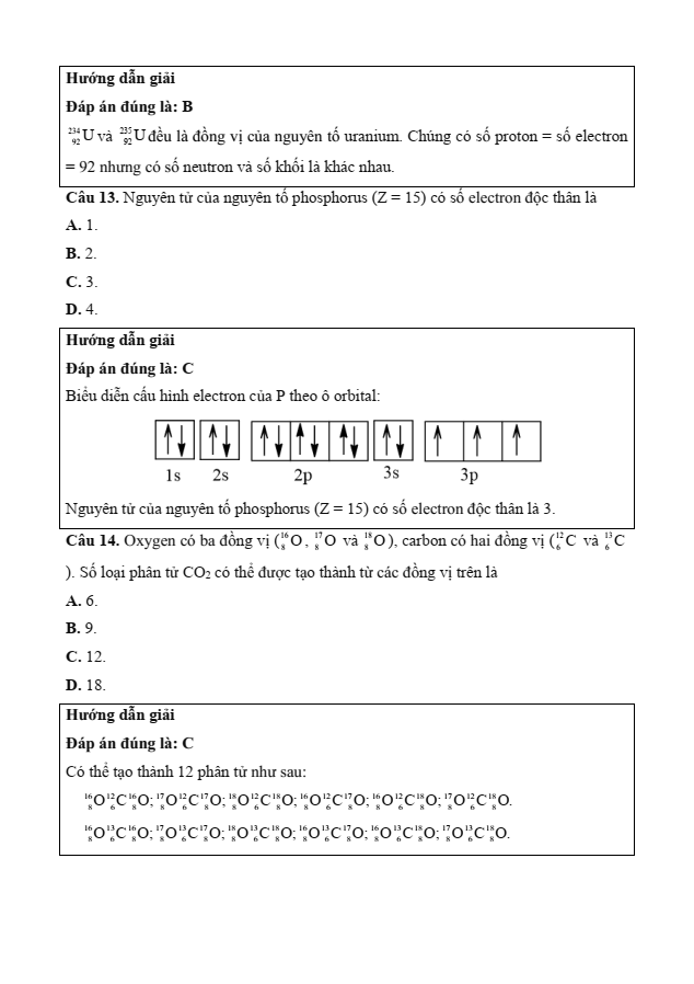Đề kiểm tra Hoá học 10 Cánh diều theo Chủ đề (có lời giải)
