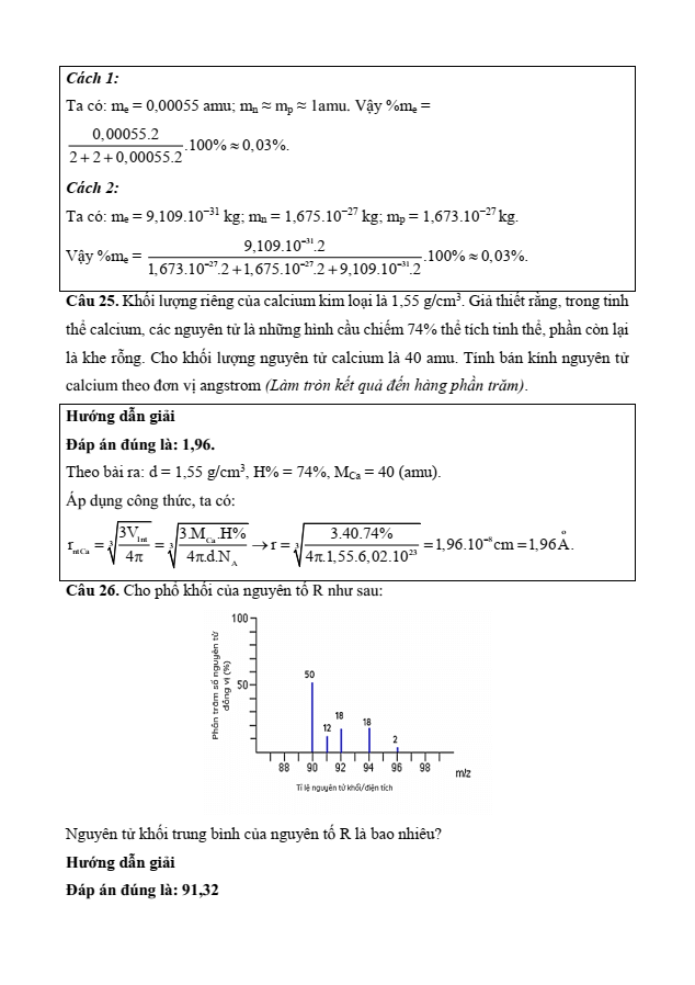 Đề kiểm tra Hoá học 10 Chân trời sáng tạo theo Chương (có lời giải)