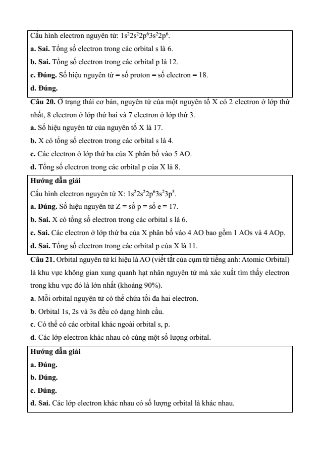 Đề kiểm tra Hoá học 10 Chân trời sáng tạo theo Chương (có lời giải)