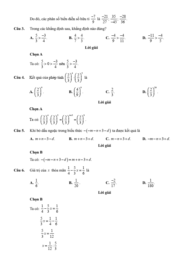 Đề kiểm tra Toán 7 Kết nối tri thức theo Chương (có lời giải)