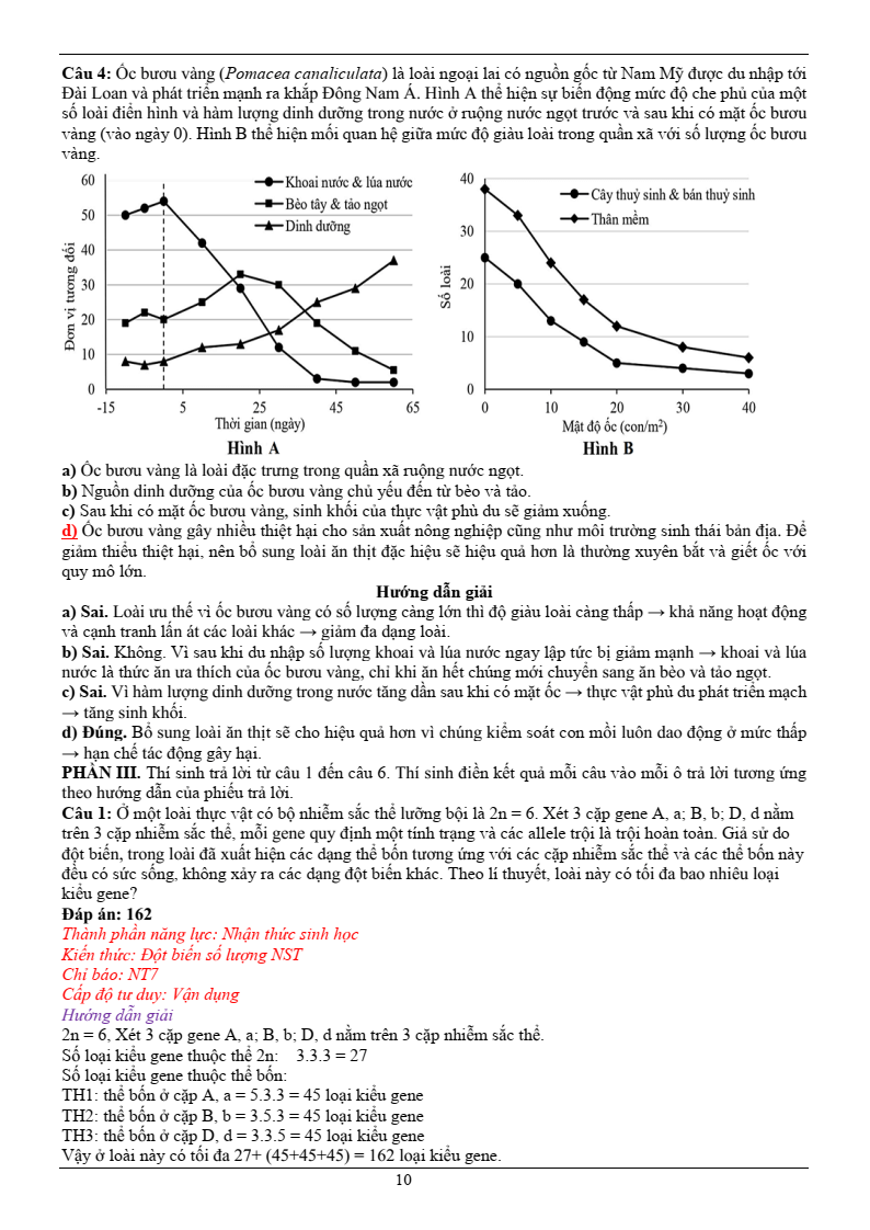 50+ Đề ôn thi Tốt nghiệp THPT Sinh học năm 2026 (có đáp án)