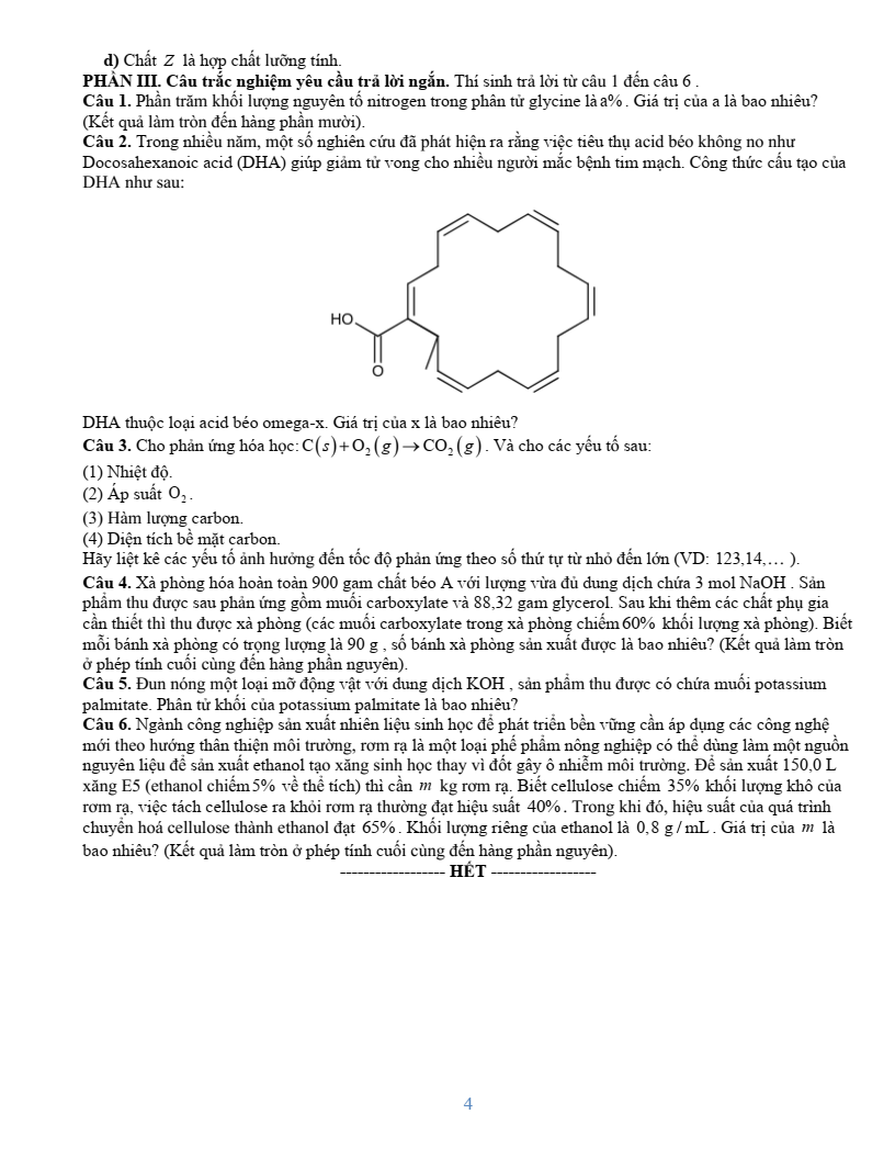 Đề thi thử Hóa Tốt nghiệp THPT 2025-2026 Cụm trường THPT TT1-QV1-LVT – Bắc Ninh