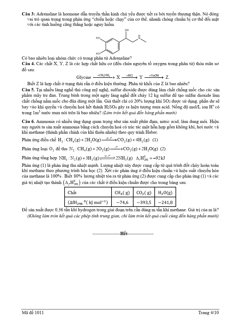 Đề thi thử Hóa Tốt nghiệp THPT 2025-2026 trường THPT Bỉm Sơn (Thanh Hóa)
