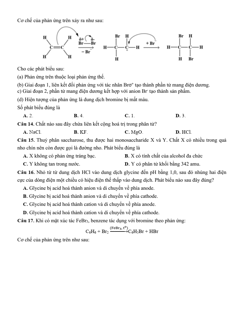 Đề thi thử Hóa Tốt nghiệp THPT 2025-2026 trường THPT Chuyên Lê Thánh Tông (Đà Nẵng)