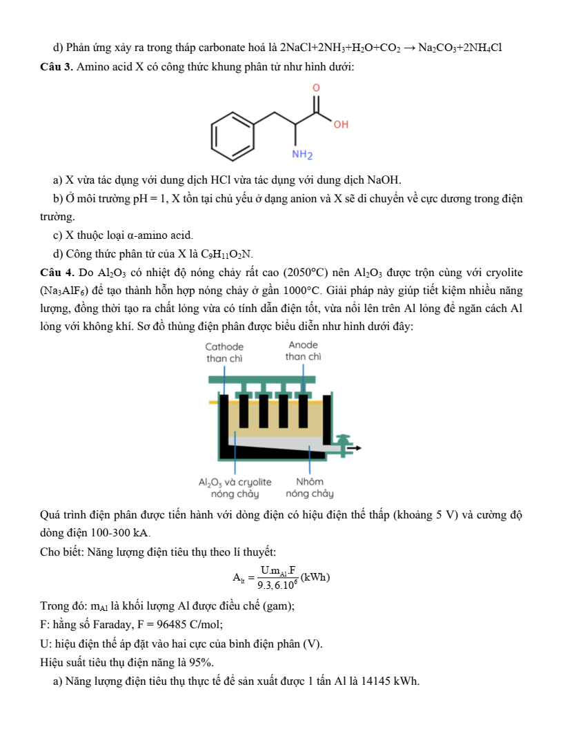 Đề thi thử Hóa Tốt nghiệp THPT 2025-2026 trường THPT Vũng Tàu (TP. HCM)