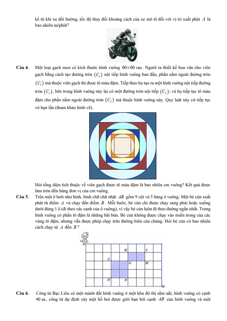 Đề thi thử Toán Tốt nghiệp THPT 2025-2026 trường THPT Nguyễn Khuyến (TP HCM)