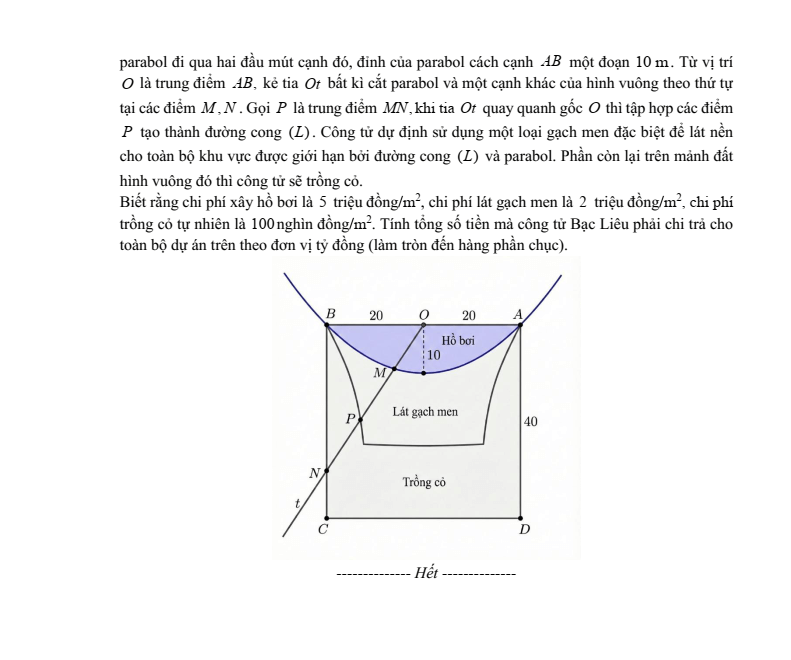 Đề thi thử Toán Tốt nghiệp THPT 2025-2026 trường THPT Nguyễn Khuyến (TP HCM)