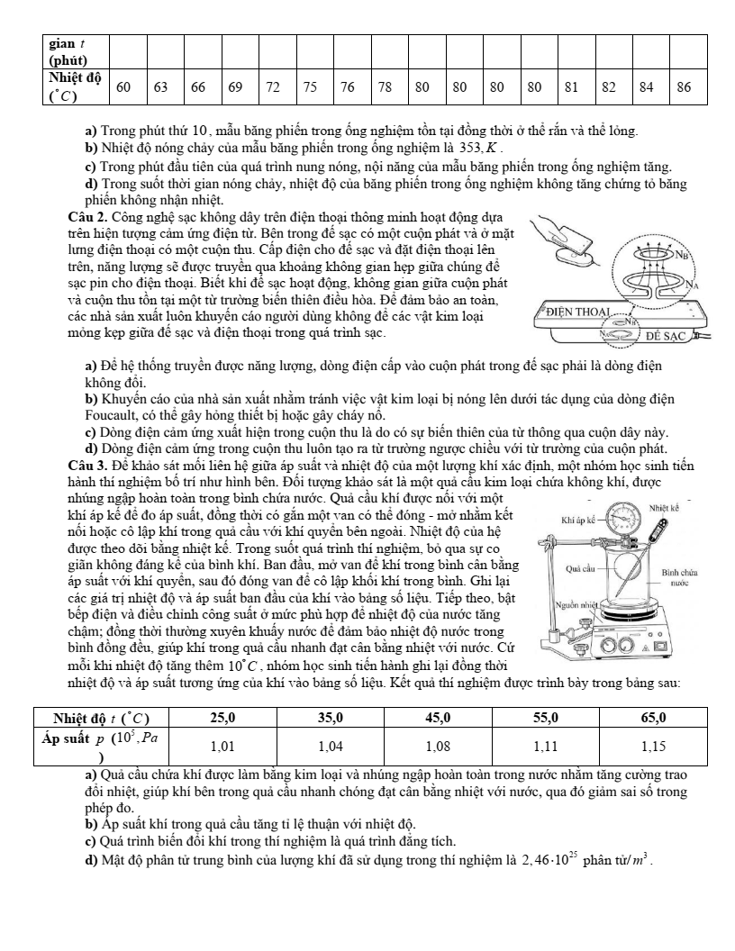 Đề thi thử Vật lí Tốt nghiệp THPT 2025-2026 Sở GD&ĐT Đồng Nai