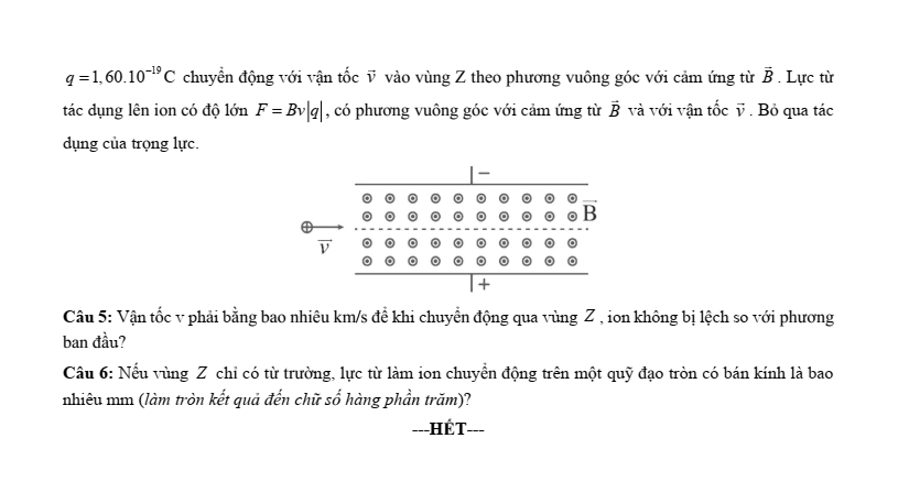 Đề thi thử Vật lí Tốt nghiệp THPT 2025-2026 Sở Hà Nội