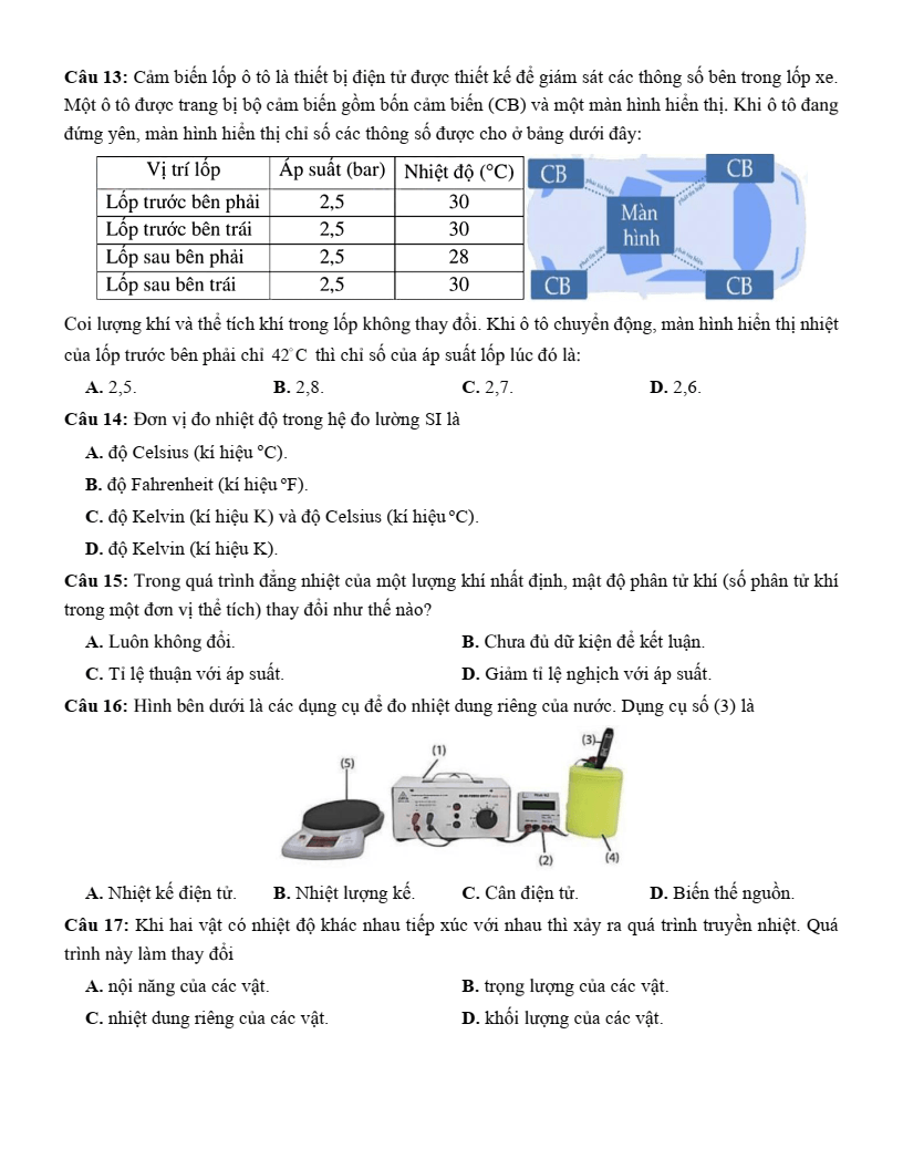 Đề thi thử Vật lí Tốt nghiệp 2025-2026 trường THPT Cẩm Phả (Quảng Ninh)