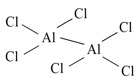 Công thức Lewis của Al2Cl6