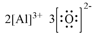 Công thức Lewis của Al2O3