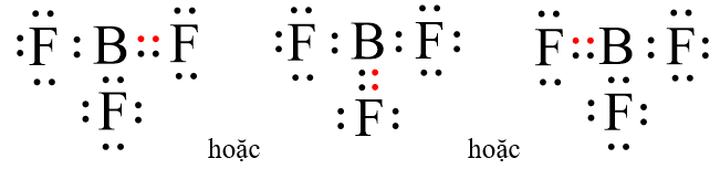 Công thức Lewis của BF3