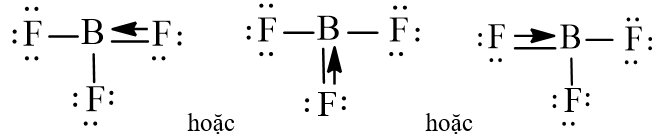 Công thức Lewis của BF3