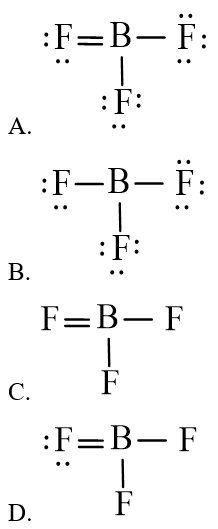 Công thức Lewis của BF3