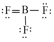 Công thức Lewis của BF3