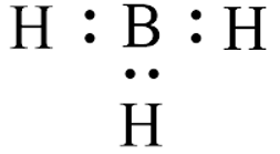 Công thức Lewis của BH3