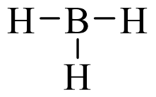 Công thức Lewis của BH3