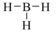 Công thức Lewis của BH3