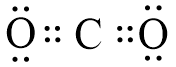 Công thức Lewis của CO2