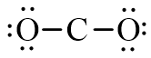 Công thức Lewis của CO2