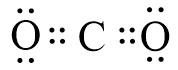 Công thức Lewis của CO2