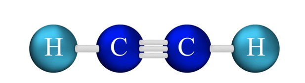 Công thức Lewis của C2H2