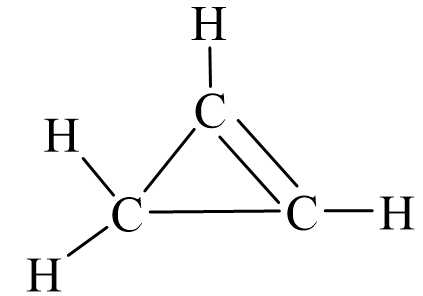 Công thức Lewis của C3H4