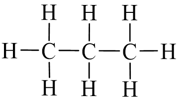 Công thức Lewis của C3H8