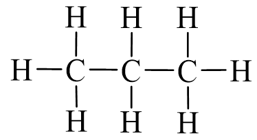 Công thức Lewis của C3H8