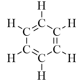 Công thức Lewis của C6H6