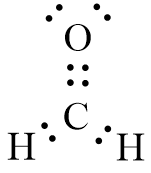 Công thức Lewis của CH2O