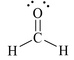 Công thức Lewis của CH2O