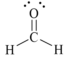 Công thức Lewis của CH2O