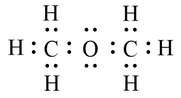 Công thức Lewis của CH3OCH3