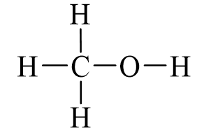 Công thức Lewis của CH3OH